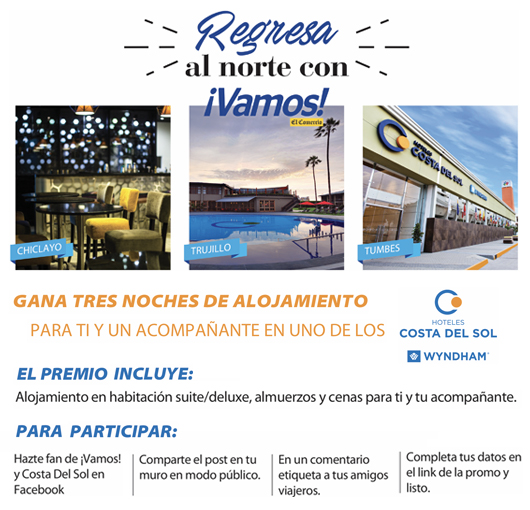 Regresa al norte con ¡Vamos!